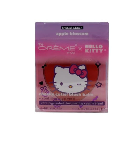 THE CRÈME SHOP X HELLO KITTY(PURPLE) BLUSH BALM - APPLE BLOSSOM, 1 Count (Pack of 1)