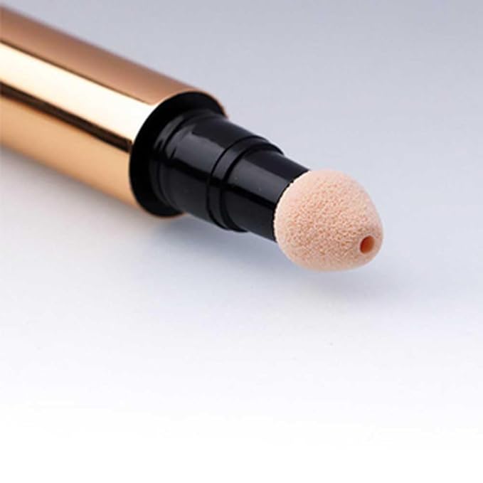 2 Pcs 3ml Empty Concealer Tubes Liquid Foundation Tubes Refillable BB Cream Pressing Pen Tubes Portable Cosmetic Makeup Containers