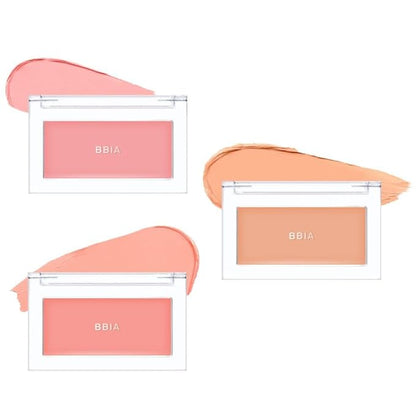 BBIA Ready To Wear Downy Cheek Cream Blush 3 Color (#01~03) BUNDLE SET - Blendable and Lightweight Cheek Makeup, Highly Pigmented with Long Wearing Formula