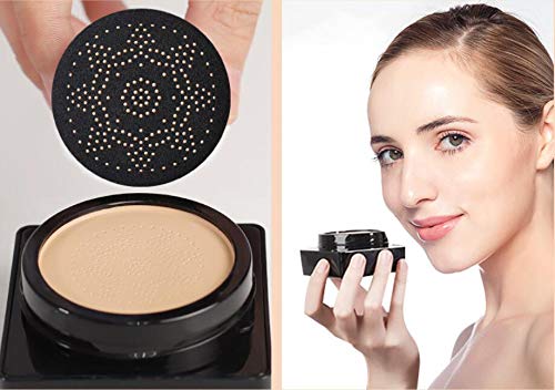 Magik Images Mushroom Head Air Cushion BB CC Cream Concealer Foundation Stick Moisturizing (Cushion BB, Ivory)