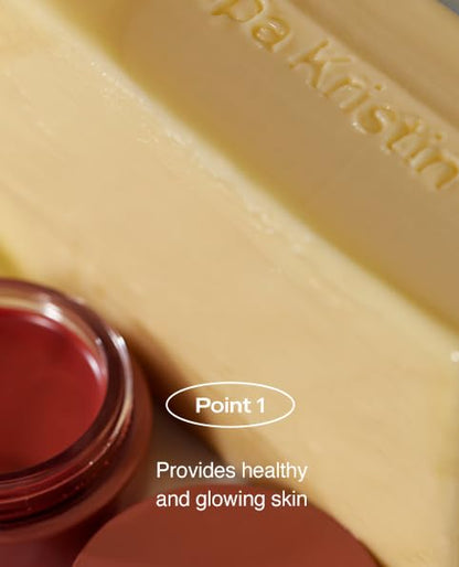 Gleam Glow Lip and Blush | a Classic, Vibrant Red that brings a Fresh, Lively Energy | perfectly pairs with Hapa Kristin Colored Contacts, 0.148 Oz (4.2g) (Sunkissed Coral 201, one)