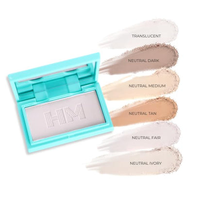 Travel Size Pressed Powder - Haute Minute Makeup Complexion Perfection Mini Powder - Perfect For Travel or Your Purse! (Neutral Medium)
