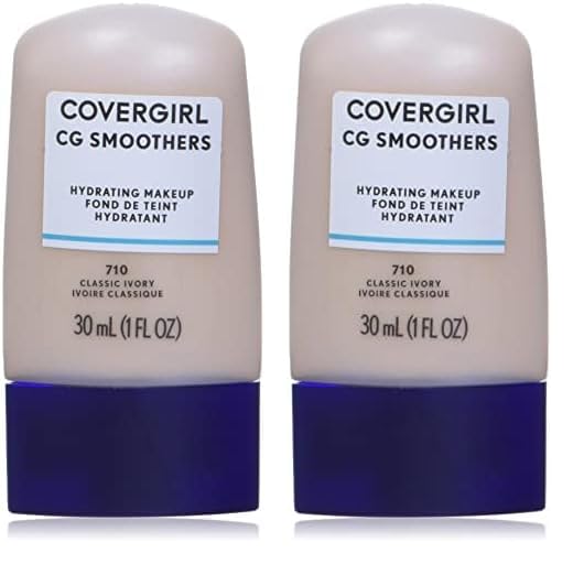 COVERGIRL Smoothers Hydrating Makeup Classic Ivory, 1 oz (packaging may vary) (Pack of 2)