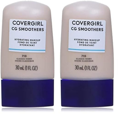 COVERGIRL Smoothers Hydrating Makeup Classic Ivory, 1 oz (packaging may vary) (Pack of 2)