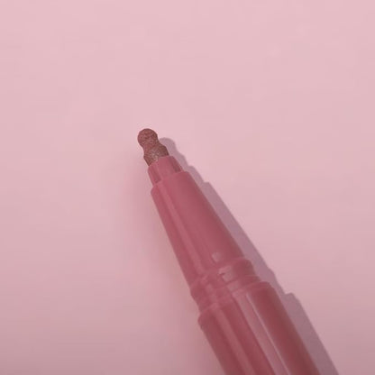 YOUNG VISION Gourd-Shaped Precision Liquid Lipstick & Lipliner - Nude Matte Perfection