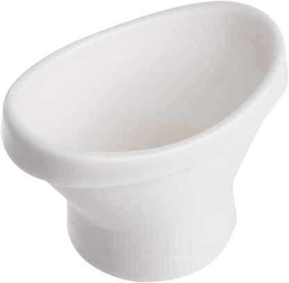 Flents Eye Wash Cup, Reusable White Eye Rinse Aid for Cleaning Dirt, Loose Eyelashes, and Irritants, Gentle Eye Care Solution, Durable Plastic Design, Ideal for Home Use