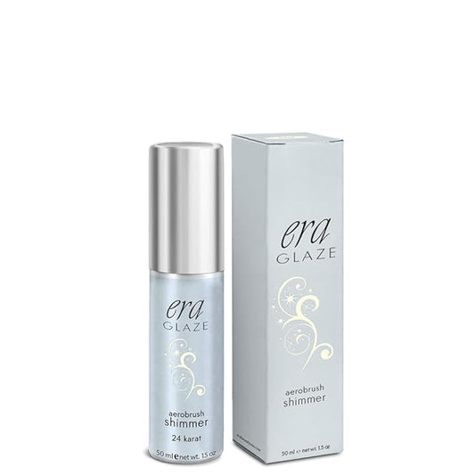 ERA GLAZE spray makeup, SHIMMER - 24 KARAT, 1.5 ounce, professional airbrush cosmetics by Era Beauty