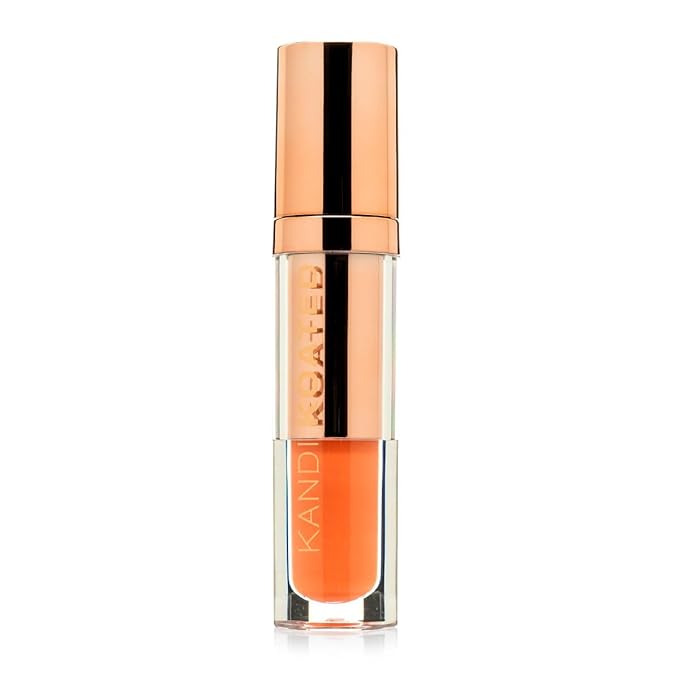 Kandi Koated Lacquer Illuminating Lip Cream [Vivacious] Creamy Lipstick | Natural Colors, Moisturizing Lip Lacquer, Paraben-Free, Cruelty-Free | Beauty & Makeup