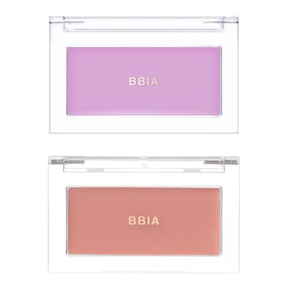 BBIA Ready To Wear Downy Cheek Cream Blush 2P Set (04 DOWNY LAVENDER + 06 DOWNY FIG) / Blendable and Lightweight Cheek Makeup, Highly Pigmented with Long Wearing Formula