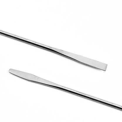 6 Pcs Stainless Steel Makeup Spatula Stir Tool Double Head Cosmetics Mixer