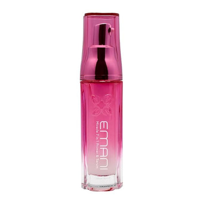 Emani Miracle 7-in-1 Primer and Serum for Face with Ginseng, Hyaluronic Acid, Silicone Free for Sensitive Skin, Pore-Minimizing, Brightening, Smoothing Makeup Base