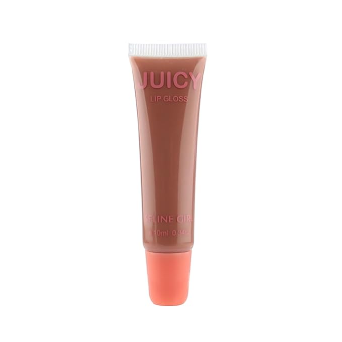 Juicy Lip Gloss, Lipgloss for Women and Girls, Lip Plumper, Lip Makeup Hydrating, Tinted Lip Balm, Colorful Lipgloss Moisturizing and Vibrant #rose pink