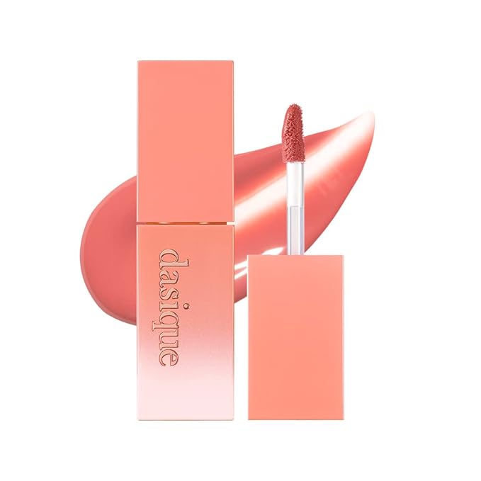 dasique Juicy Dewy Tint (12 Sweet Marron) 0.12 oz | Light Application with moisture | Long-wearing Glossy Lip Stain, Non-sticky | Vegan, Cruelty-free | K-beauty