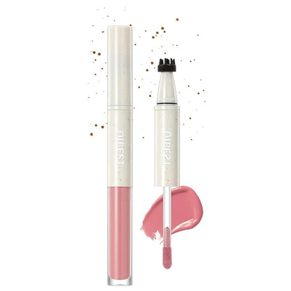 Double-Headed Freckle Blush Pen – 2-in-1 Faux Freckle Stamp & Soft Liquid Blush Duo, Waterproof Long-Lasting Freckles Tattoo Marker for Sunkissed Natural Look, Lightweight & Easy to Blend (01#)