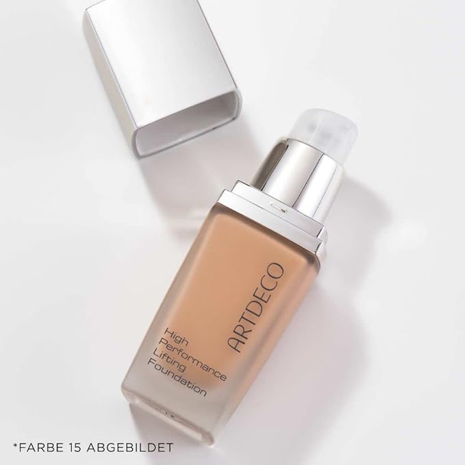 ARTDECO High Performance Lifting Foundation - reflecting vanilla N°15 - reduces wrinkles for firmer skin & soft matte finish - vegan makeup - Liquid foundation with hyaluron - 1.05 Fl Oz