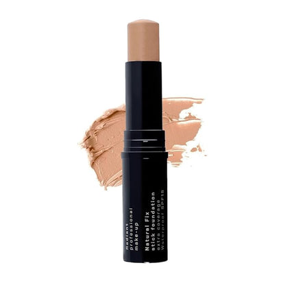 Radiant Professional Natural Fix Extra Coverage Stick Foundation - Full Coverage Waterproof Foundation & Contouring Stick - SPF 15 Paraben & Oil Free Matte Finish - 8.5 g - Sandstone (03)