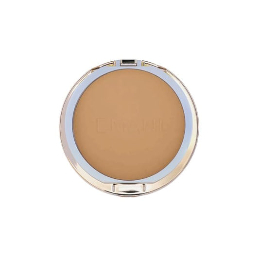 Emani Flawless Matte Powder Foundation Makeup for Sensitive Skin, Natural Mineral Foundation Compact with Buildable Coverage, Oil Control, Talc Free, Cruelty-Free & Vegan, Golden