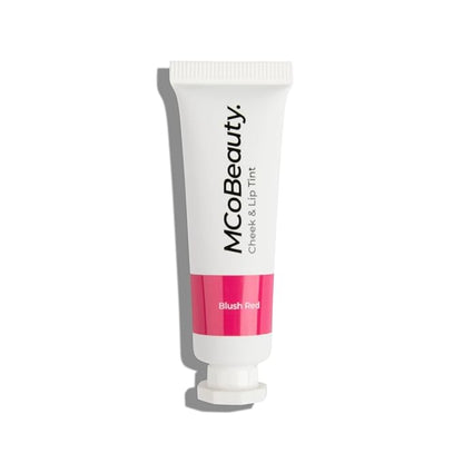 MCoBeauty Big Beauty Love Cheek And Lip Tint - Luminous Pop Of Buildable Color - Quick-Drying And Long-Wearing - Blurs The Lines Between A Dewy Gloss And A Stain - Youthful Glow - Blush Red - 0.34 Oz