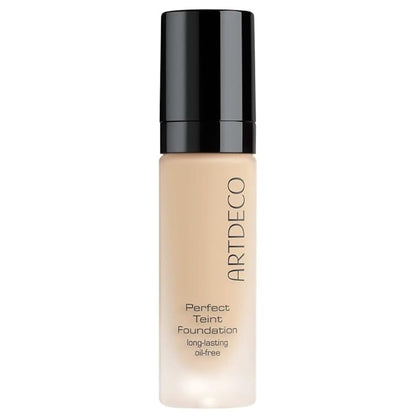 ARTDECO Perfect Teint Foundation - Golden Biscuit N°52 - Lightweight Liquid Formula - Medium to Full Coverage - Without Mask-Like Effect - Conceals Imperfections - Vegan Makeup - Hyaluron - 0.67 Fl Oz