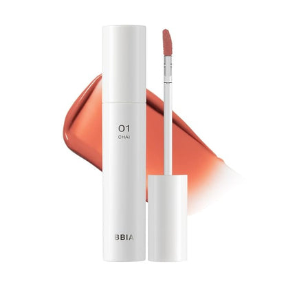 BBIA Glow Lip Tint – Lip Plumping, Volume Up Glossy Lip Stain, Naturally Moisturize, Lightweight, Long-Lasting, Vivid Color, Comfortable Glowy Texture, Non-Sticky, Non-Dry, 3.2g (#01 CHAI)