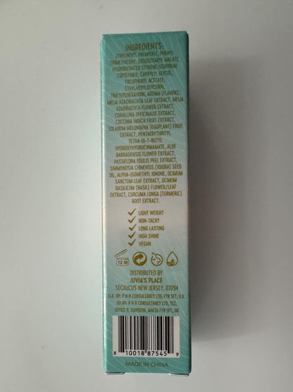 Juvia's Place Magic Lip Oil - Blue Berries - Smooth, Hydrating w/Vitamin E for Soft, Glossy, Juicy Lips - Infused with Fruit Extracts - Tinted, Shimmering, Lightweight & Non-sticky Lip Oil for Summer