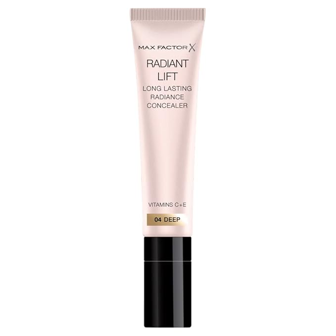 Max Factor Radiant Lift Hydrating and Brightening Concealer, Vitamins C and E, Deep 7ml