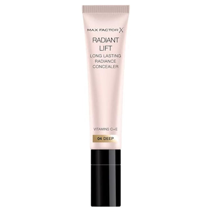 Max Factor Radiant Lift Hydrating and Brightening Concealer, Vitamins C and E, Deep 7ml
