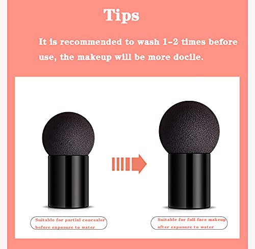 Mushroom Head Air Cushion BB Cream, SuperThiner Concealer Lasting Nude Makeup Moisturizing Brightening Pigment CC Liquid Foundation, Even Skin Tone Makeup Base Primer (Ivory)