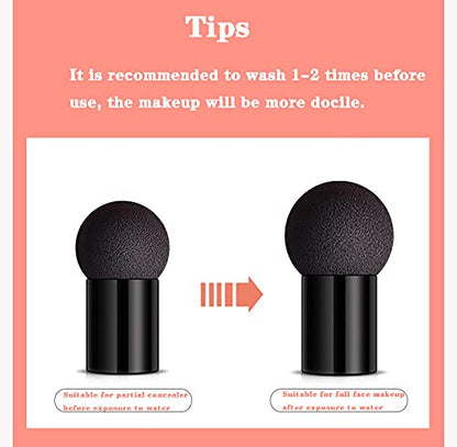 Mushroom Head Air Cushion BB Cream, SuperThiner Concealer Lasting Nude Makeup Moisturizing Brightening Pigment CC Liquid Foundation, Even Skin Tone Makeup Base Primer (Ivory)