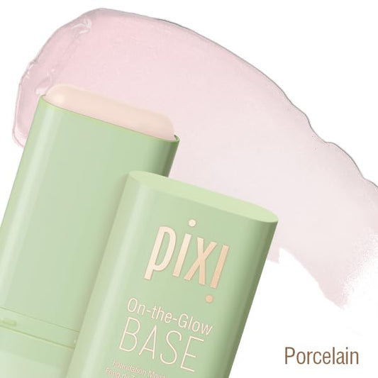 Pixi Beauty On-the-Glow Base| Tinted Moisturizer Foundation Stick | Porcelain: Very fair, cool shade| 0.6 oz / 19g