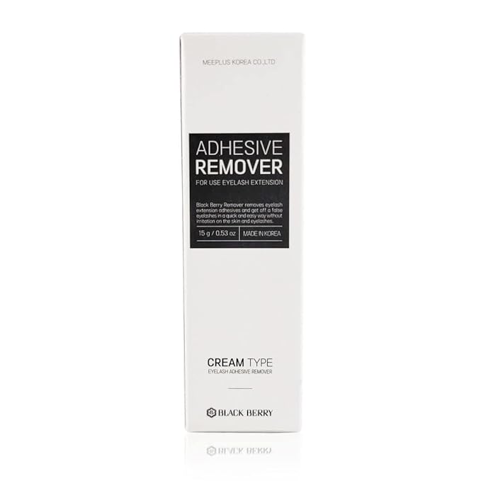 Black Berry 15g Cream Lash Remover for Eyelash Extensions - Cream Eyelash Glue Remover for False Eyelahes Professional Supply Fast Adhesive Dissolution Time in 3 Minutes Salon Use