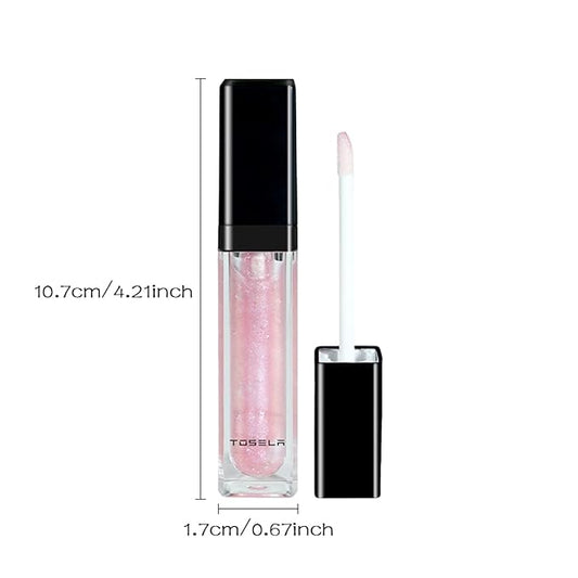 Lip Set, Lip Stain Long Lasting Waterproof, Lightweight, Non-sticky, High Shine Finish, Super Natural #11