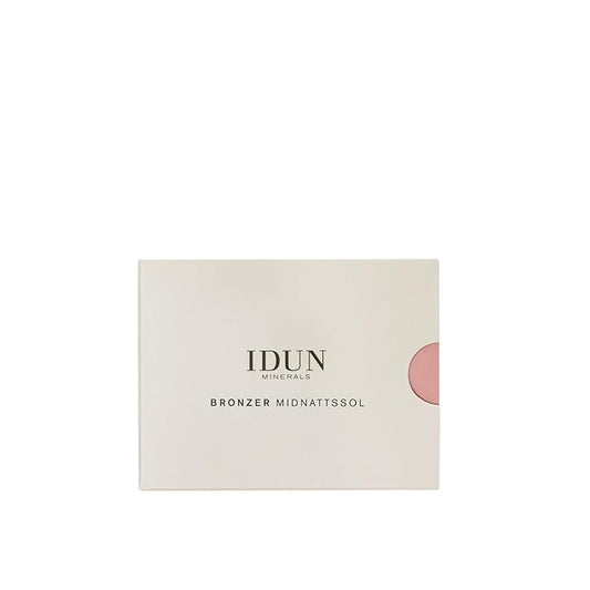 Shimmering Mineral Bronzer Midnattssol - Baked Bronzing Powder For a Warm, Subtle Shimmer - Weightless, Buildable Blend for Sculpting and Contouring - Clean, Vegan Formula - 0.18 oz