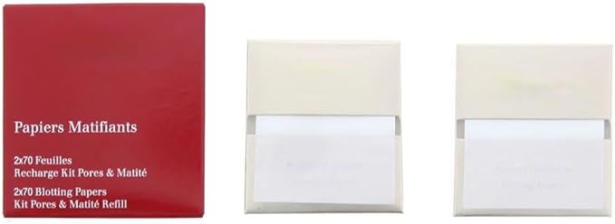 Kit Pores & Matité Refill 2x70 Blotting Papers,, 1 Count (Pack of 1), Translucid