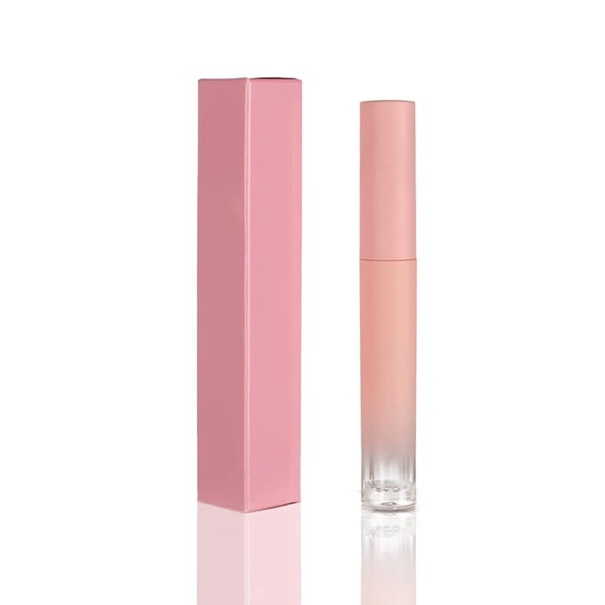 COSIDEA 50 PCS Empty Pink Lip Gloss Boxes W21 xW21 xH121mm， Cosmetic Perfume/Mascara Box Packaging, small Kraft Paper Box Luxury Holder Wrapping