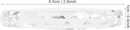 Nail Art Palette Makeup Palette Glass Nail Art Palette Nail Art Display Cosmetic Mixing Tools Nail Art Painting Color Toning Glass DIY Tool Drawing Color Dish Glue Holder(Round glass sheet 02)