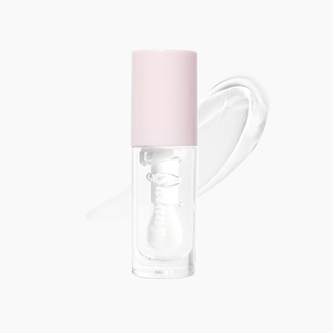 MAEPEOR Clear Glossy Lipgloss 5 Colors Nourishing High-shine Glossy Lipgloss Luscious-colors Non-Sticky Shine Glossy (Clear)