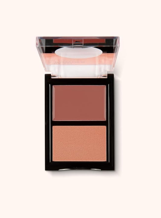 Absolute New York Cheeky Bloom Blush Infused with Hyaluronic Acid, Buildable Cream and Powder Base, Buildable High Pigment Coverage (MFCB05 Rustic Carnation)