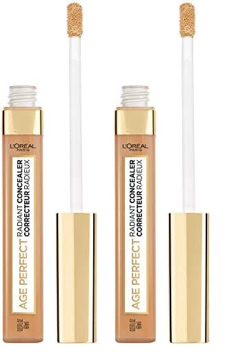L’Oréal Paris Age Perfect Radiant Concealer with Hydrating Serum and Glycerin, Golden Sun (Pack of 2)