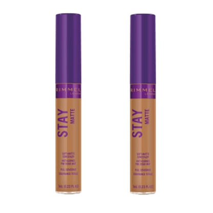 Pack of 2 Rimmel Stay Matte Concealer, Bronze 360