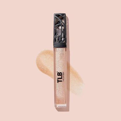 The Lip Bar Vegan Non-Sticky Lip Gloss, with Hydrating Shea Butter for a Lightweight, High Shine Finish, Trophy Wife - Champagne Shimmer