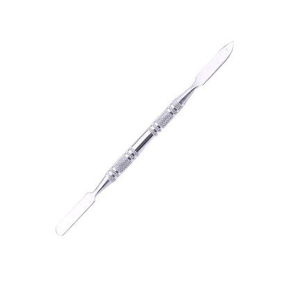 Small Stainless Steel Makeup Palette Rectangle Shape Mixing Plate Tools With Spatula