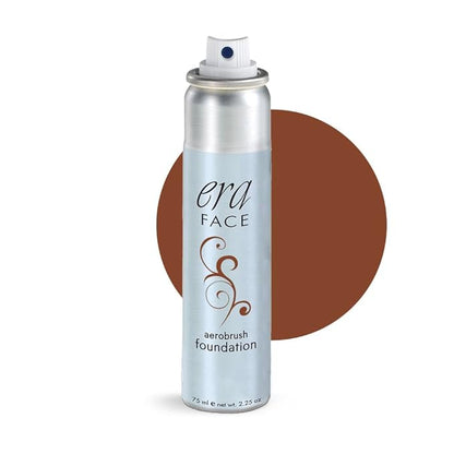 ERA Face spray makeup (R10 - Cocoa, 2.25 oz) - airbrush foundation, everyday, buildable, professional spray on cosmetics by Era Beauty