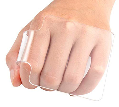 WOIWO 1PCS Transparent Acrylic Handheld Palette, Nail Makeup Palette Palette Palette