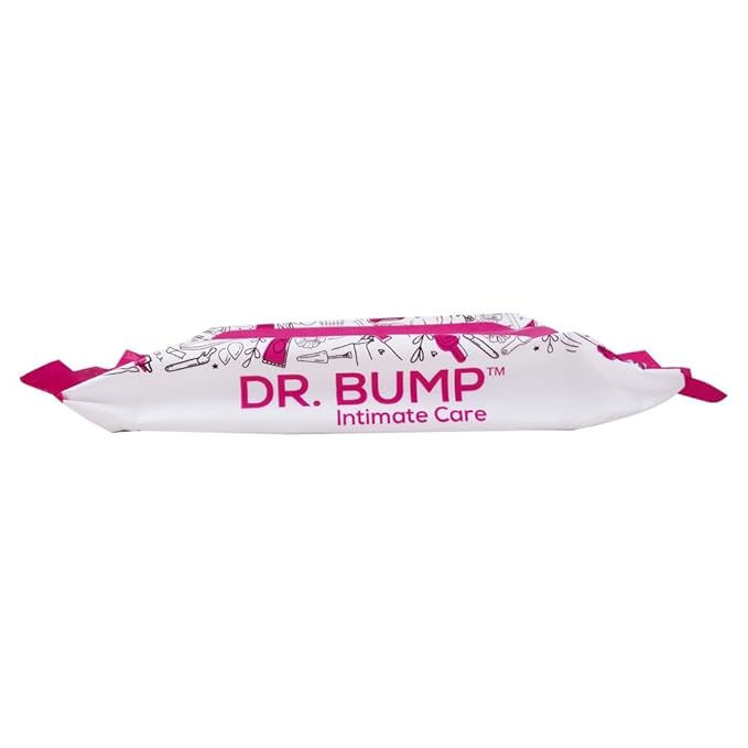 Dr. Bump Intimate Care Natural Spa Wipes with Tea Tree and Manuka Honey 10 pcs - Pack of 6