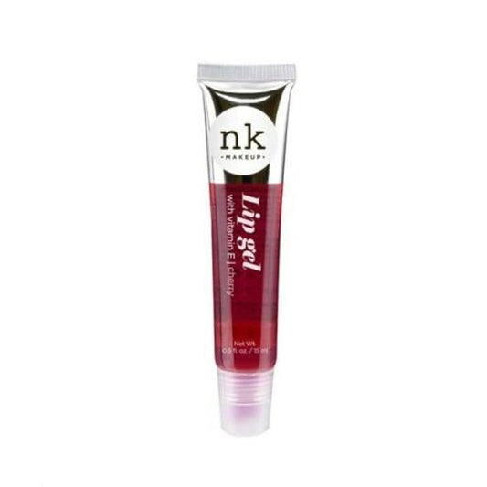 Nicka K New York 5 PACK NK Lip Gel with Vitamin E Bubble Gum, Argan, Strawberry, Cherry and Rosehip Lip Gloss