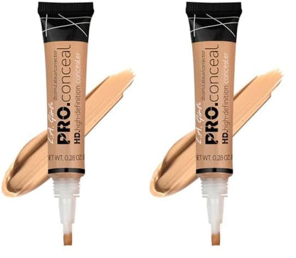 L.A. Girl HD Pro.Conceal, Pure Beige GC976 (Pack of 2)