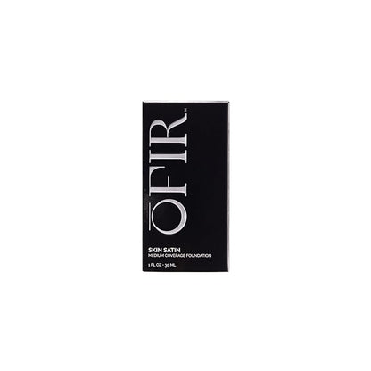 OFIR Skin Satin Medium Coverage Foundation | Lightweight Foundation Makeup with Vegan Formula | Blue Light Protection & Non-Creasing for Long-Lasting Wear | 1 FL OZ (Cashew - Light Medium Warm)