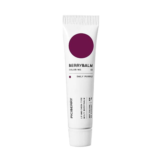 Berrybalm(Daily Purple), lip & cheek balm, multi blush, moisturizing and matte, highly pigmented, long lasting formula