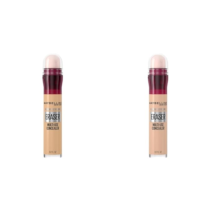 Maybelline Instant Age Rewind Eraser Dark Circles Concealer Bundle, 122 & 115, 1 Count